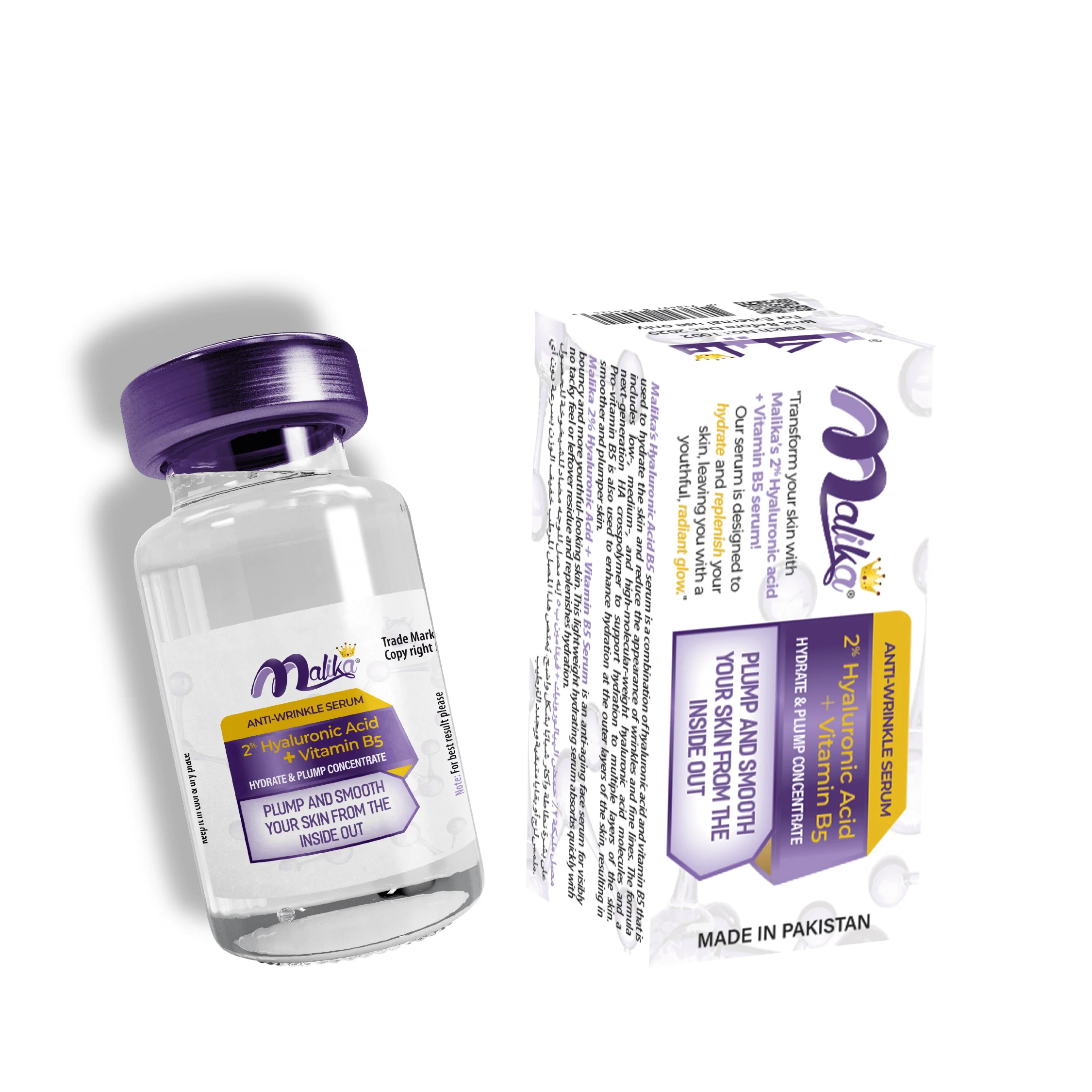 Malika Hyaluronic Acid Anti-Wrinkle Serum – Hydrating, Plumping & Anti-Aging - Image 9