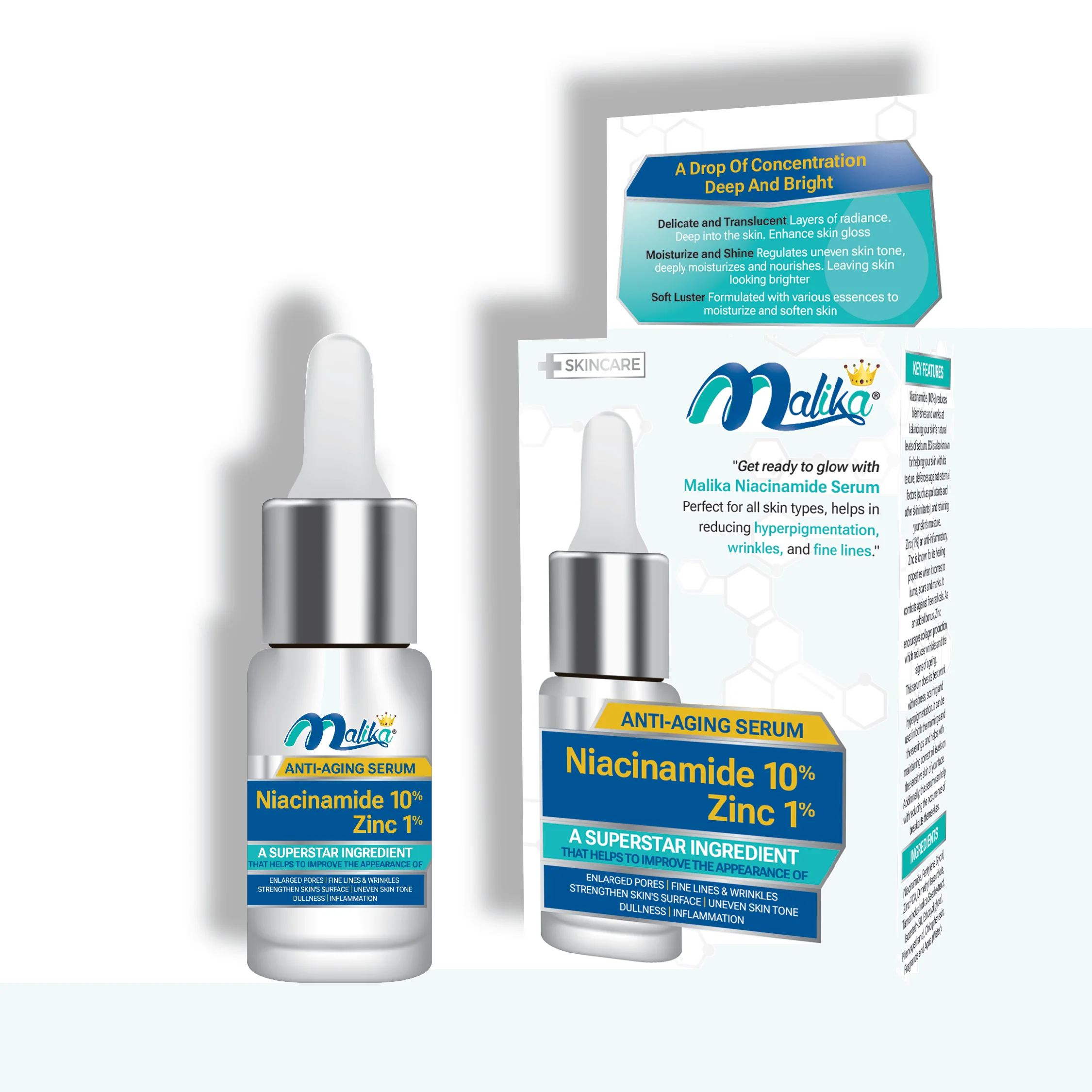 Malika Niacinamide 10% + Zinc 1% Serum - Image 7