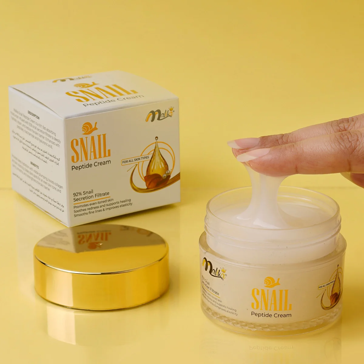 Snail Peptide Cream - 92% Snail Secretion Filterate - Image 3