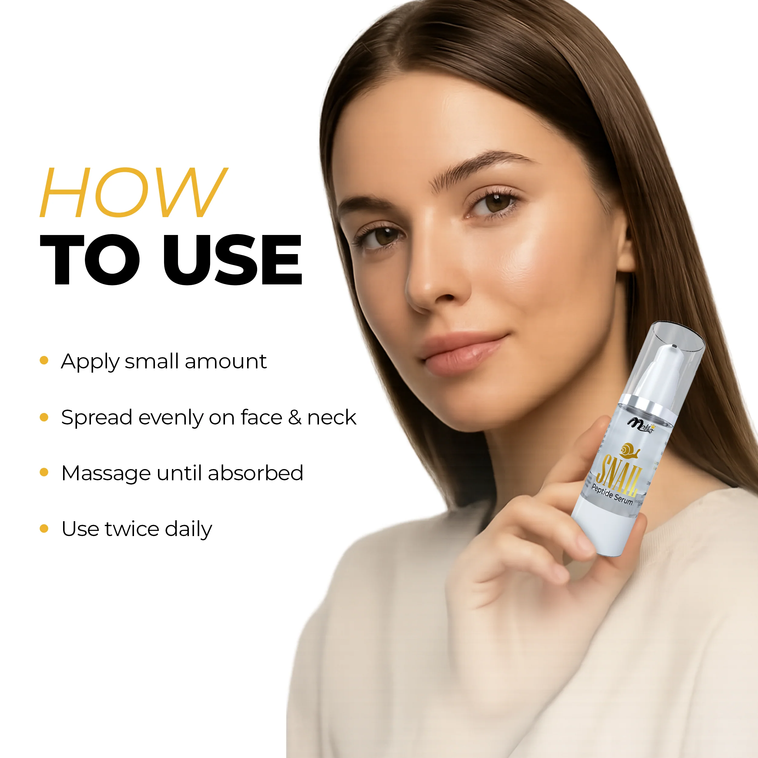 Snail Peptide Serum - 92% Snail Secretion Filtrate - Image 3